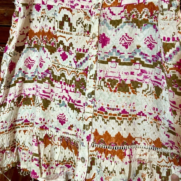 Colorful Patterned Skirt - Picture 6 of 11
